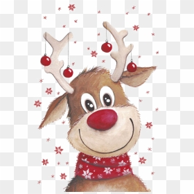 Christmas Reindeer Transparent Background, HD Png Download - reindeer png