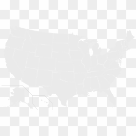 Clipart Map Of Us Graphic Free Library File - Grey Map Of Us, HD Png Download - us map png