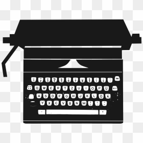 Type Writer Clip Arts - Typewriters Clipart, HD Png Download - writing png