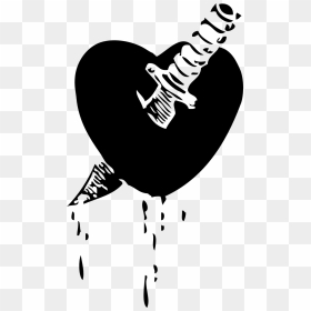 Knife Through A Heart, HD Png Download - dagger png