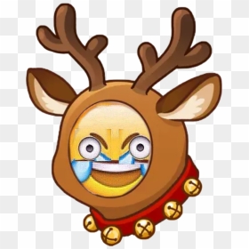 Transparent Christmas Emoji Png - Reindeer Bitmoji, Png Download - reindeer png