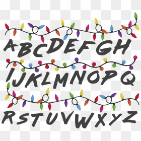 Abecedario Stranger Things Png, Transparent Png - stranger things png