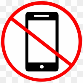 No Phone Sign, HD Png Download - cellphone png