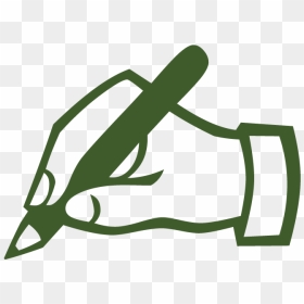 Writing Icon Png Blue Clipart , Png Download - Write In Green Pen, Transparent Png - writing png