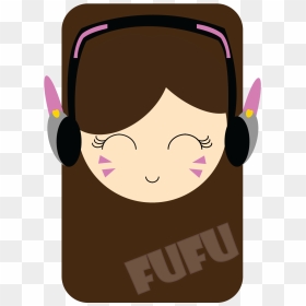 Fufu-dva - Cartoon, HD Png Download - dva png