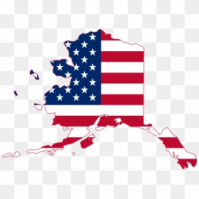 Thumb Image - Alaska Flag Map, HD Png Download - usa map png