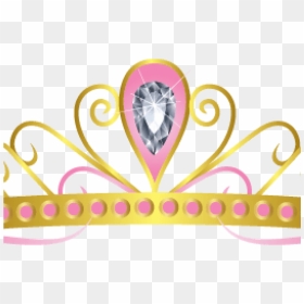Magnificent Princess Crown Wall Art Adornment - Gold Princess Crown Png, Transparent Png - princess png