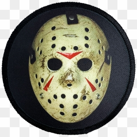 Friday The 13th Part 3 Jason Hockey Mask Iron-on Patch - Part 3 Jason Mask, HD Png Download - jason mask png