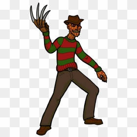 Clip Movis Freddy Vs Jason - Freddy Krueger Drawing Easy, HD Png Download - jason png