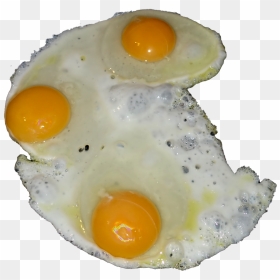 3 Fried Eggs - Fried Egg, HD Png Download - eggs png