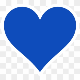 Blue Heart Clip Art At Clker - Royal Blue Heart Png, Transparent Png - heart vector png
