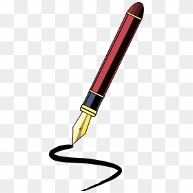 Fancy Pen Clipart Png - Ink Pen Clip Art, Transparent Png - writing png