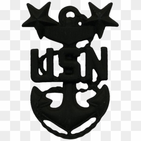 Cap Device Of A United States Navy Master Chief Petty - Navy Senior Chief .png, Transparent Png - master chief png