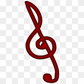 Treble Clef Red Png , Hd Wallpaper & Backgrounds - Portable Network Graphics, Transparent Png - treble clef png