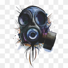 Transparent Skull Gas Mask Png - Gas Mask, Png Download - gas mask png