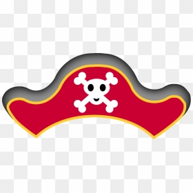 Transparent Pirates Hat Clipart - Pirate Captain Hat Clip Art, HD Png Download - pirate hat png