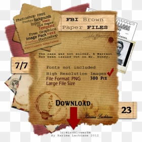 Old Paper Png, Transparent Png - old paper png