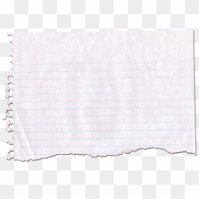 Torn Notebook Paper - Paper, HD Png Download - notebook paper png