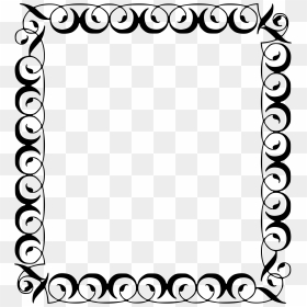 Filigree Square Clip Arts - Page Border Clip Art, HD Png Download - filigree png