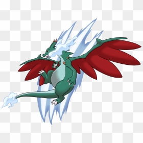 Shiny Mega Charizard X - Mega Charizard X Shiny Fanart, HD Png Download - charizard png