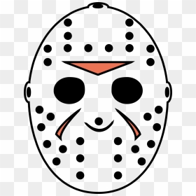 Jason Voorhees Left Breast Halloween Friday The 13th - Jason Voorhees Mask Clipart, HD Png Download - jason mask png