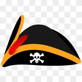Pirate Tricorne Clipart - 海賊 帽子 フリー 素材, HD Png Download - pirate hat png