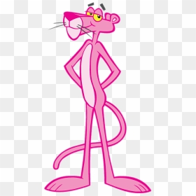Pink Panther Paws Behind Back - Pink Panther Transparent Background, HD Png Download - pink png