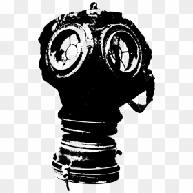 Mask Clipart Gas Mask - Wwi Gas Mask Clipart, HD Png Download - gas mask png