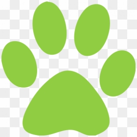 Custom Cat Paw Temporary Tattoos - Green Cat Paw Print, HD Png Download - dog paw png