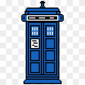 Pixel Art , Png Download - Tardis, Transparent Png - tardis png