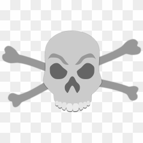 Skull And Crossbones Clipart - Gambar Tengkorak Mati, HD Png Download - skull and crossbones png