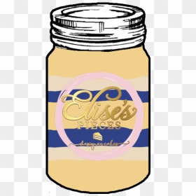 Lemon Blueberry - Jar Clipart Black And White, HD Png Download - blueberry png