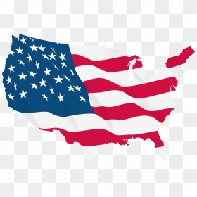Map Of The United States Png Download - Us Map Flag Transparent Background, Png Download - usa map png