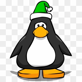 Elf Hat From A Player Card - Penguin With Top Hat, HD Png Download - elf hat png