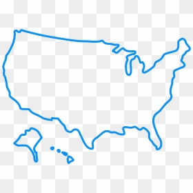 Help Usa Map - America Clipart Black And White, HD Png Download - usa map png
