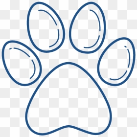 Graphic Visual And Representation Of An Animals Paw - Circle, HD Png Download - paw png