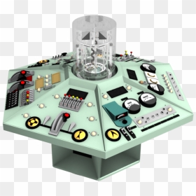 Transparent Tardis Console - Doctor Who William Hartnell Tardis Console, HD Png Download - tardis png