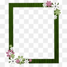 Green Border Frame Png Clipart - Pink Borders And Frames, Transparent Png - wood frame png