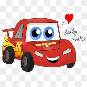Collection Of Free Car Drawing Lightning Mcqueen Download - Lightning Mcqueen Kawaii, HD Png Download - lightning mcqueen png