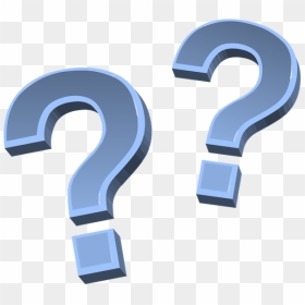 Blue Question Marks - Question Mark, HD Png Download - question marks png
