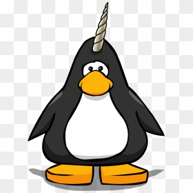 Unicorn Horn Pc - Penguin With Top Hat, HD Png Download - unicorn horn png