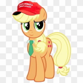 Applejack, Cap, Donald Trump, Edit, Hat, Make America - Applejack, HD Png Download - maga hat png