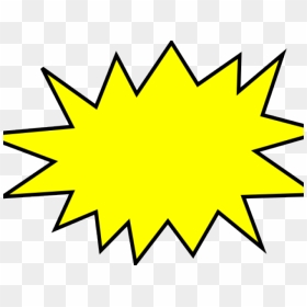 Transparent Yellow Star Clipart - Transparent Background Comic Speech Bubble, HD Png Download - comic bubble png