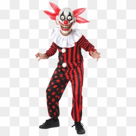 Creepy Clown Png - Halloween Costumes For Kids Clown, Transparent Png - clown png