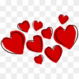 Sketchy Hearts Svg Clip Arts - Valentines Day Clip Art, HD Png Download - heart vector png