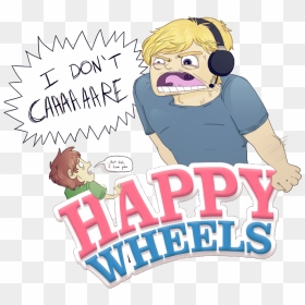 Happy Wheels - Pewdiepie Happy Wheels Png, Transparent Png - pewdiepie png