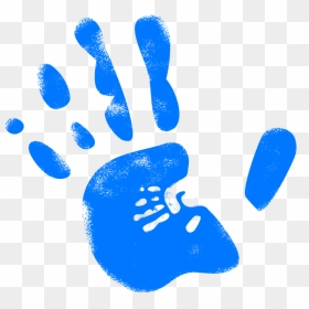 Transparent Bloody Handprint Transparent Png - Hand Slap Clipart, Png Download - bloody handprint png