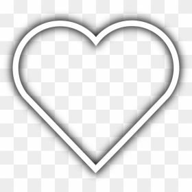 Thumb Image - White Love Heart Outline, HD Png Download - heart vector png