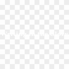 Writing In The Glory - Johns Hopkins Logo White, HD Png Download - writing png