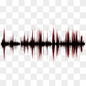 Audio Waves Png - Transparent Background Audio Waveform Png, Png Download - sound waves png